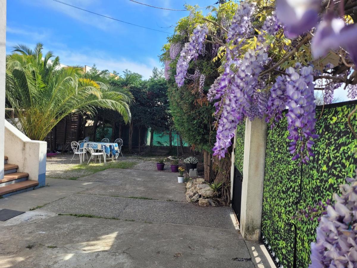 Villa La Desiree - Haut De Villa, 68M2, 8 Personnes Max, Climatise, 4 Etoiles, 120M2 De Jardin Et Parking, Wifi, Vu Mer Antibes Luaran gambar
