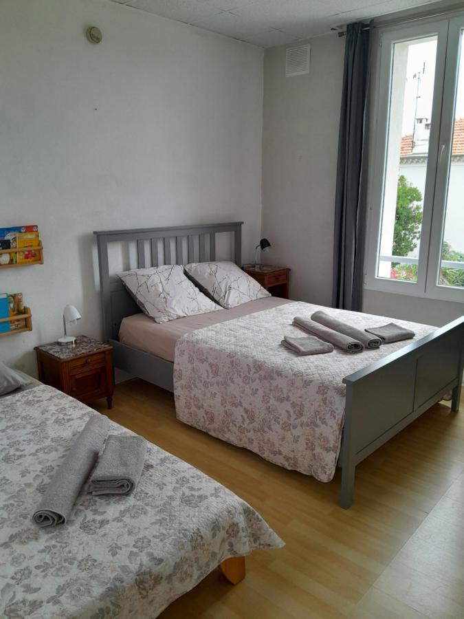 Villa La Desiree - Haut De Villa, 68M2, 8 Personnes Max, Climatise, 4 Etoiles, 120M2 De Jardin Et Parking, Wifi, Vu Mer Antibes Luaran gambar